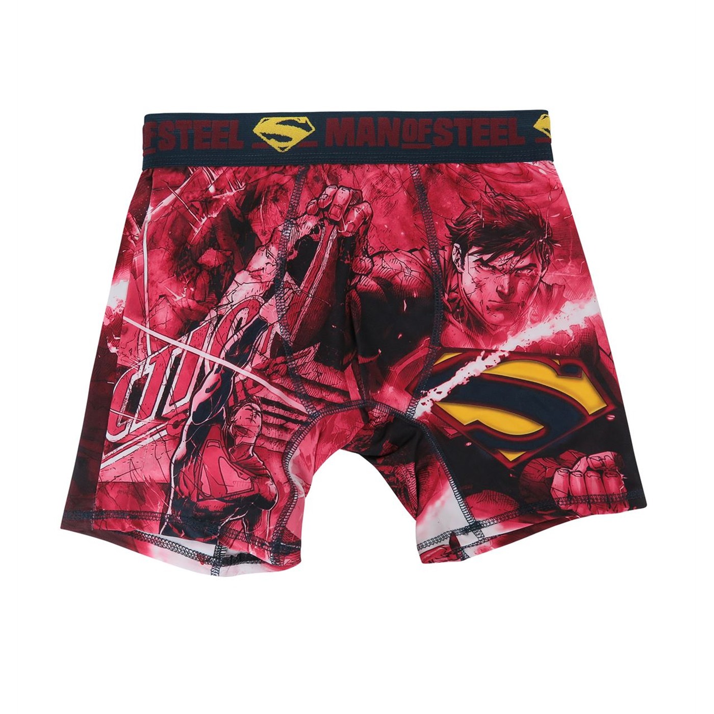 Superman Action Sublimated Boxer Briefs