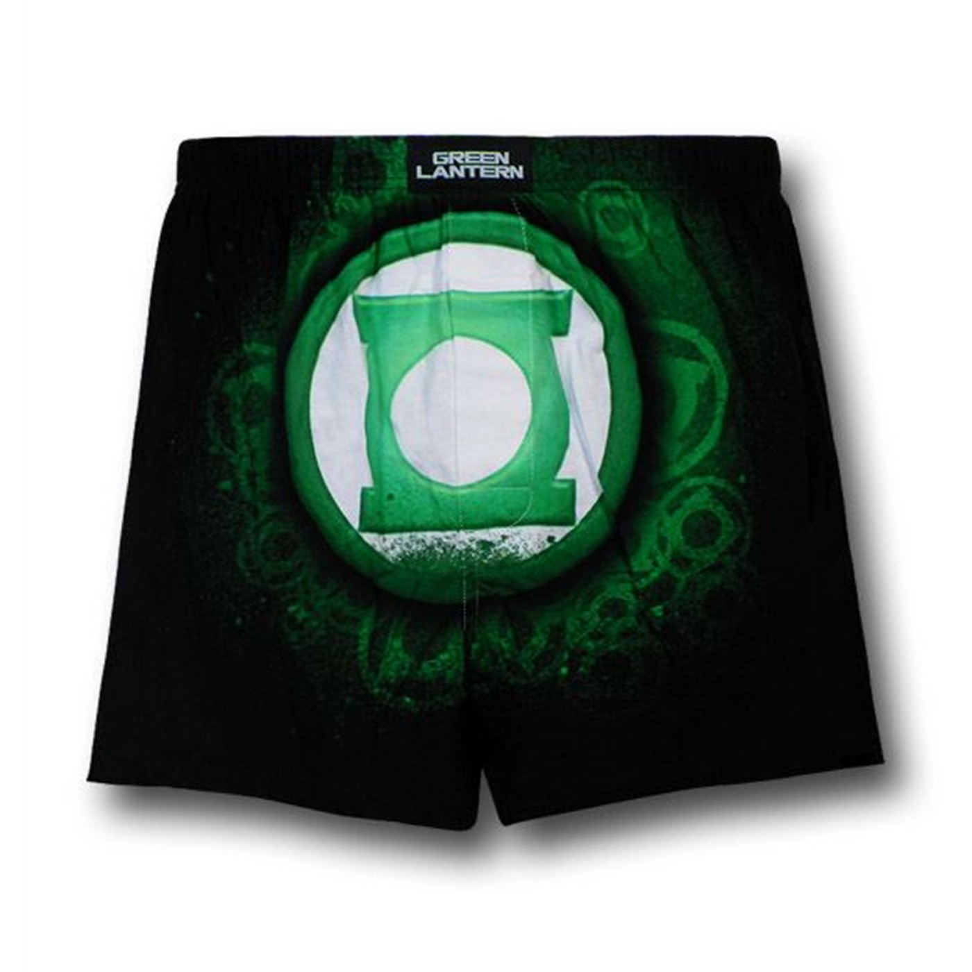 Green Lantern Symbol Painted Boxer Shorts