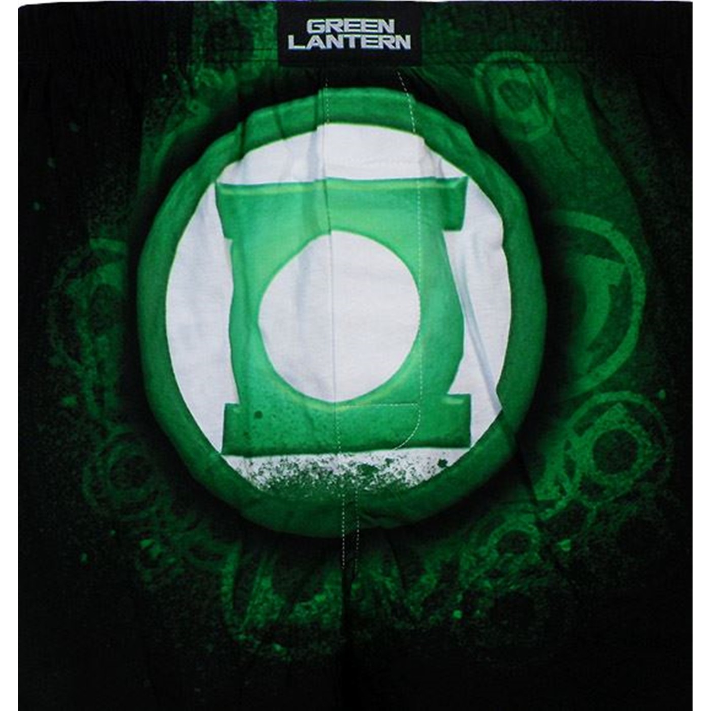 Green Lantern Symbol Painted Boxer Shorts