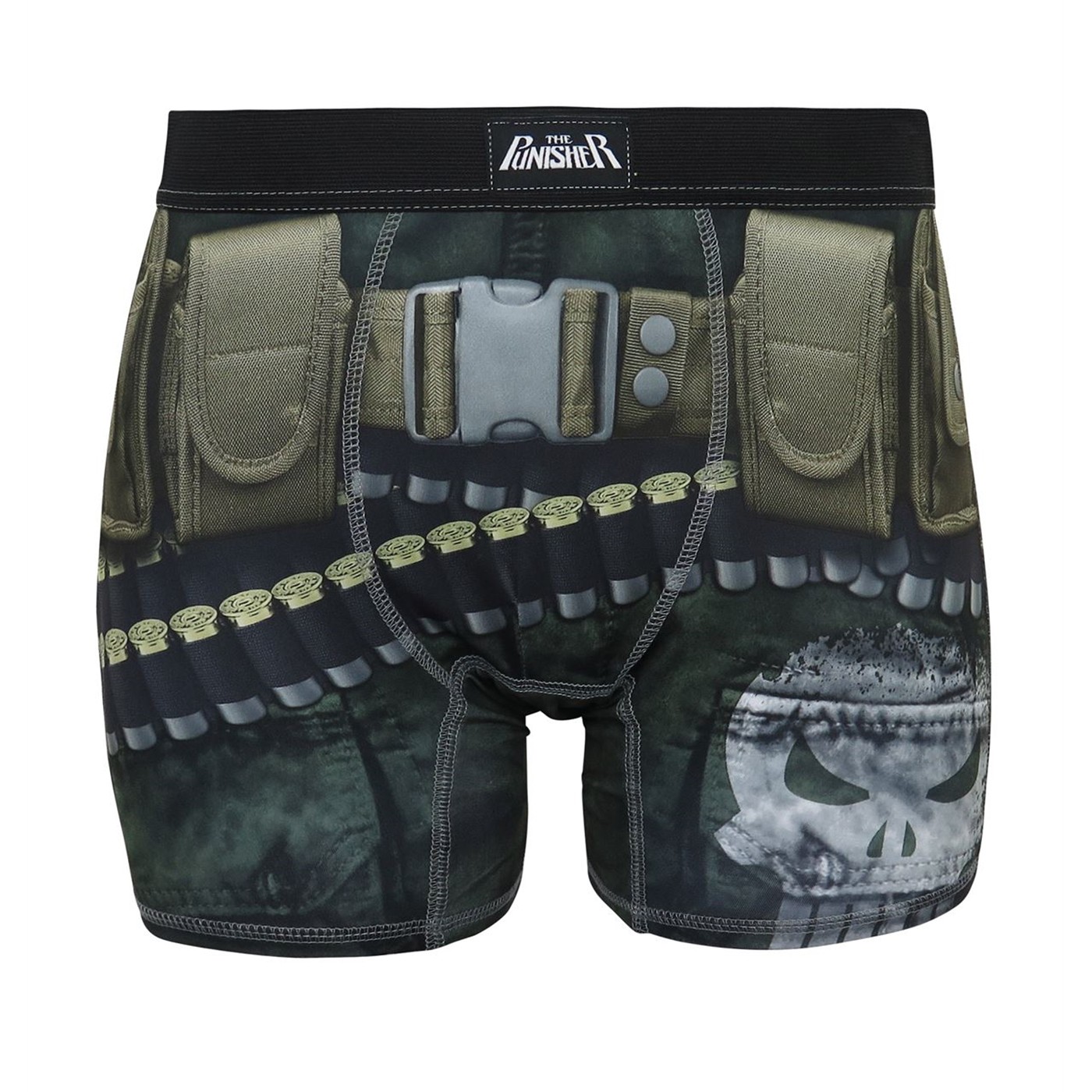 Punisher Armed Poly/Spandex Men's Boxer Briefs