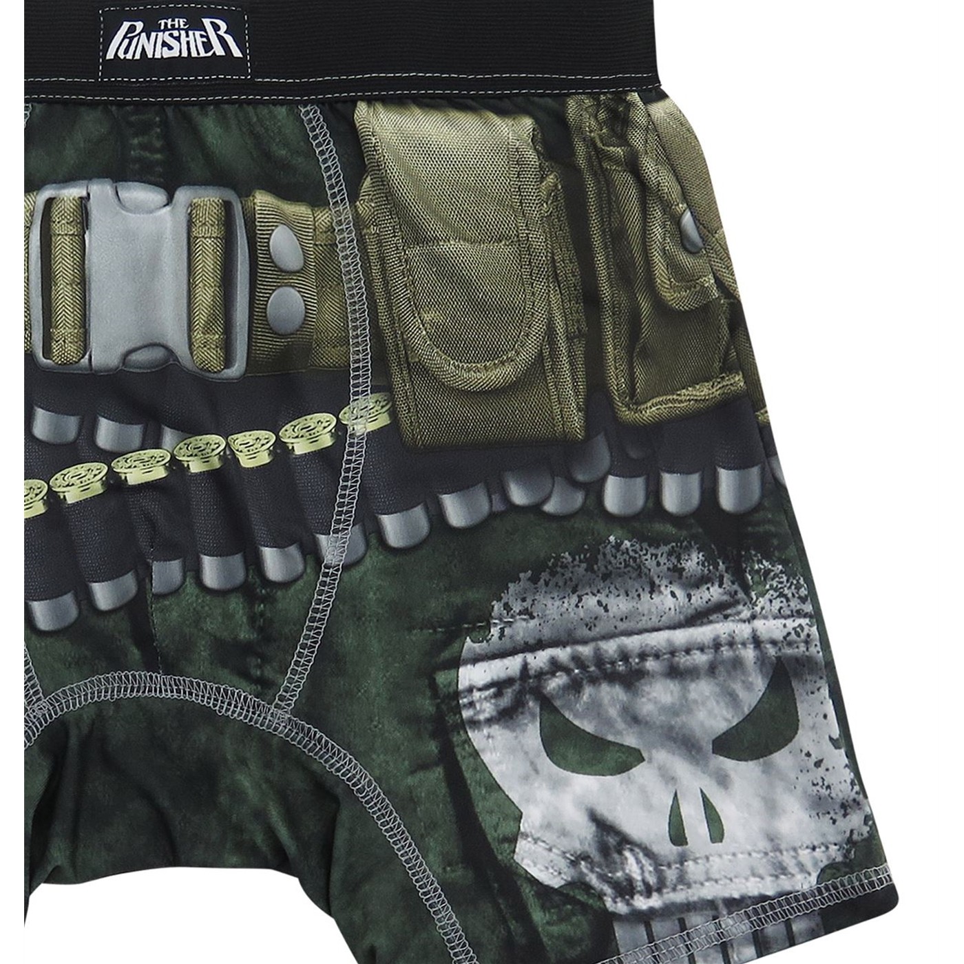 Punisher Armed Poly/Spandex Men's Boxer Briefs