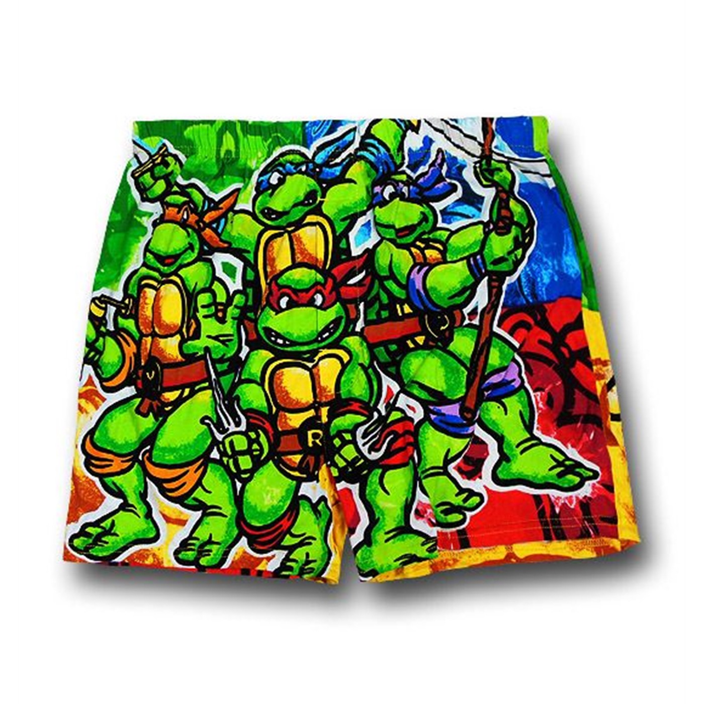 TMNT Painted Turtles Knit Boxers