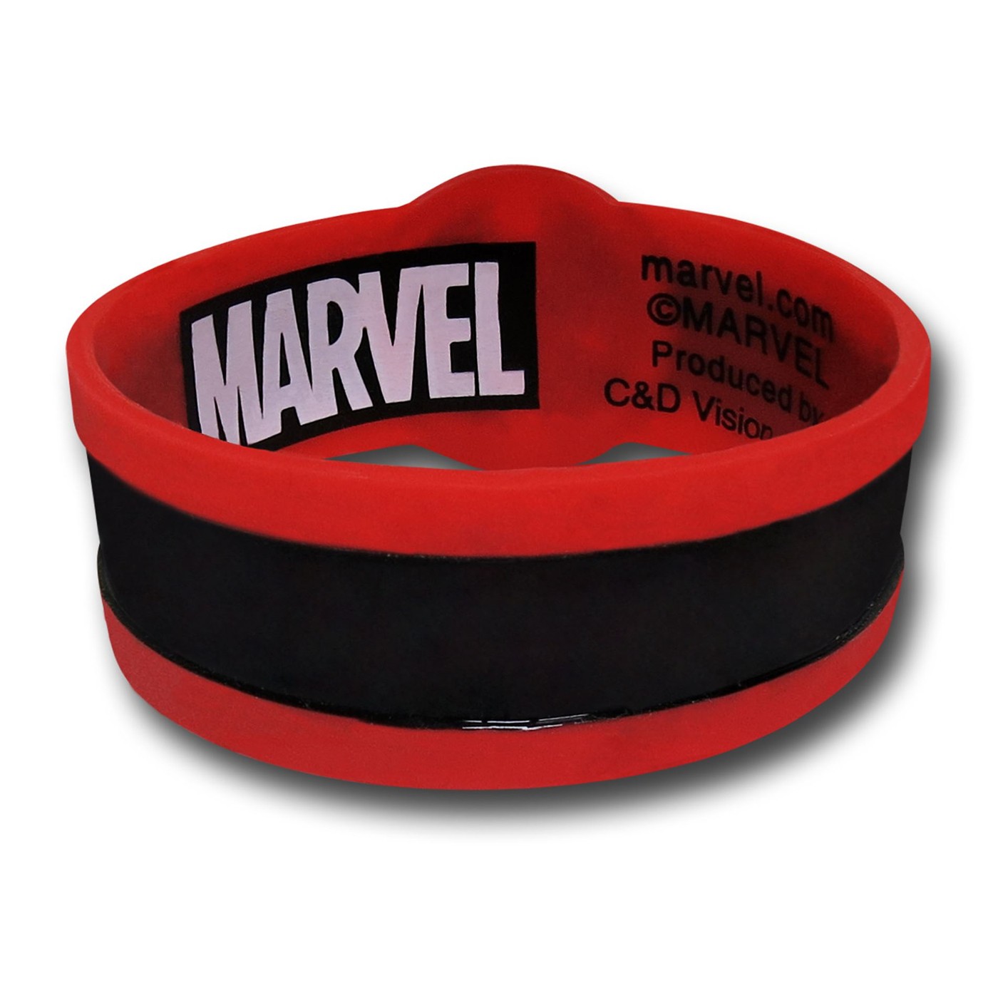 Deadpool Symbol Rubber Wristband