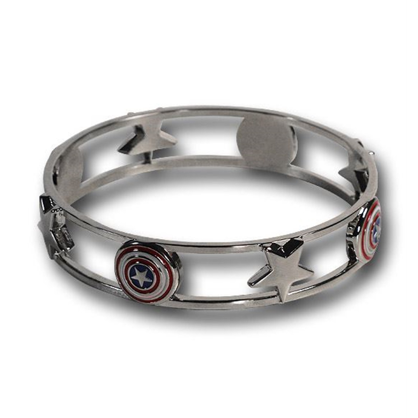 Captain America Shield & Stars Bracelet