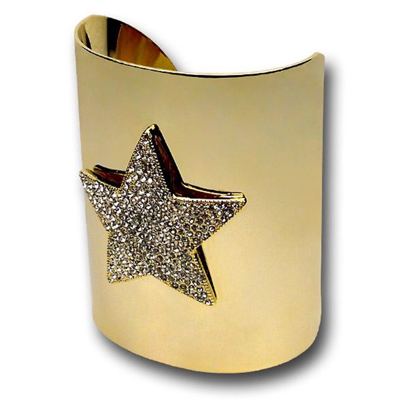 Wonder Woman Gold Plated Cuff with Star