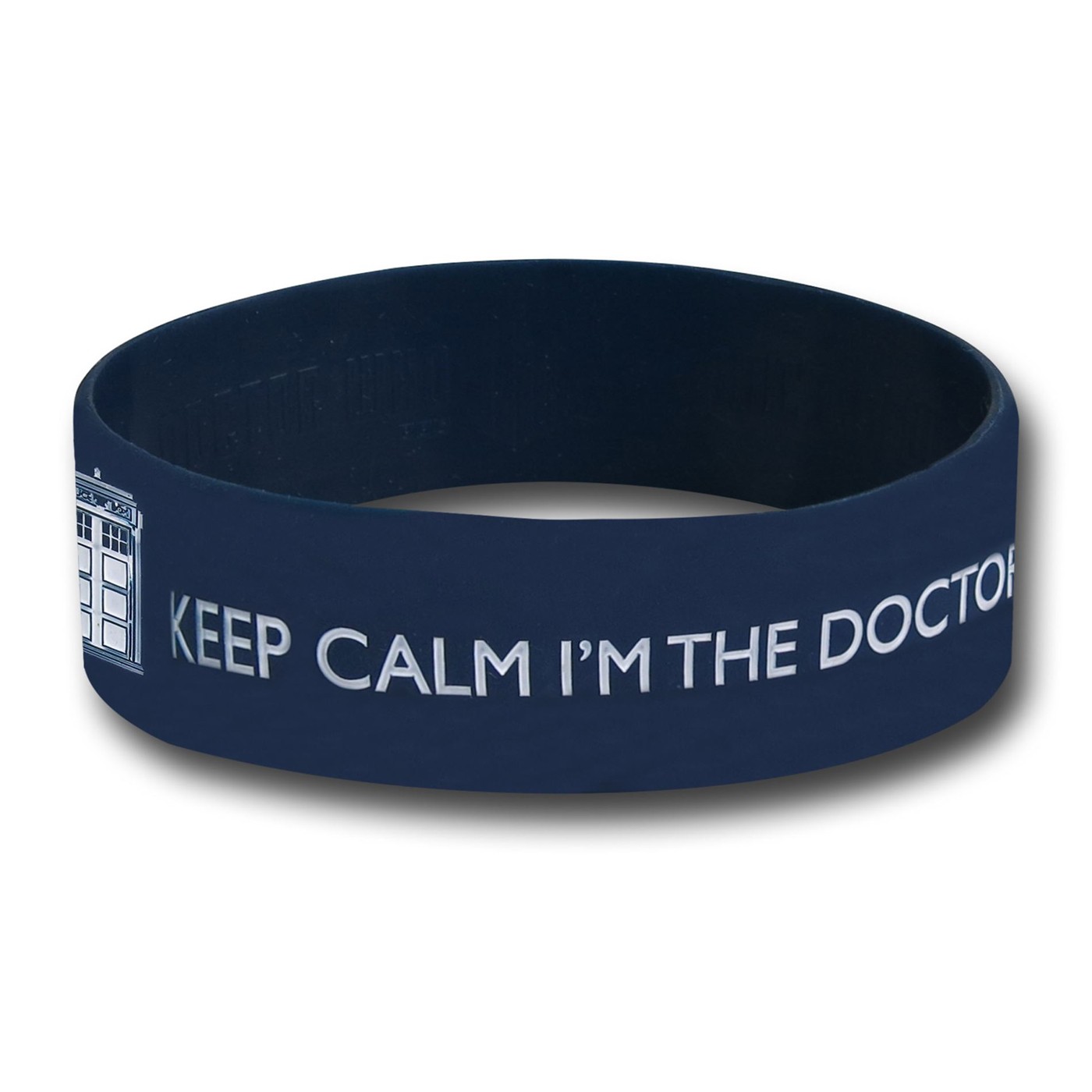 Doctor Who Keep Calm Rubber Wristband