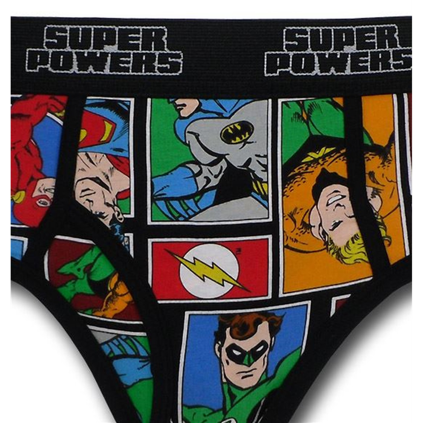 JLA Superhero Super Powers Briefs