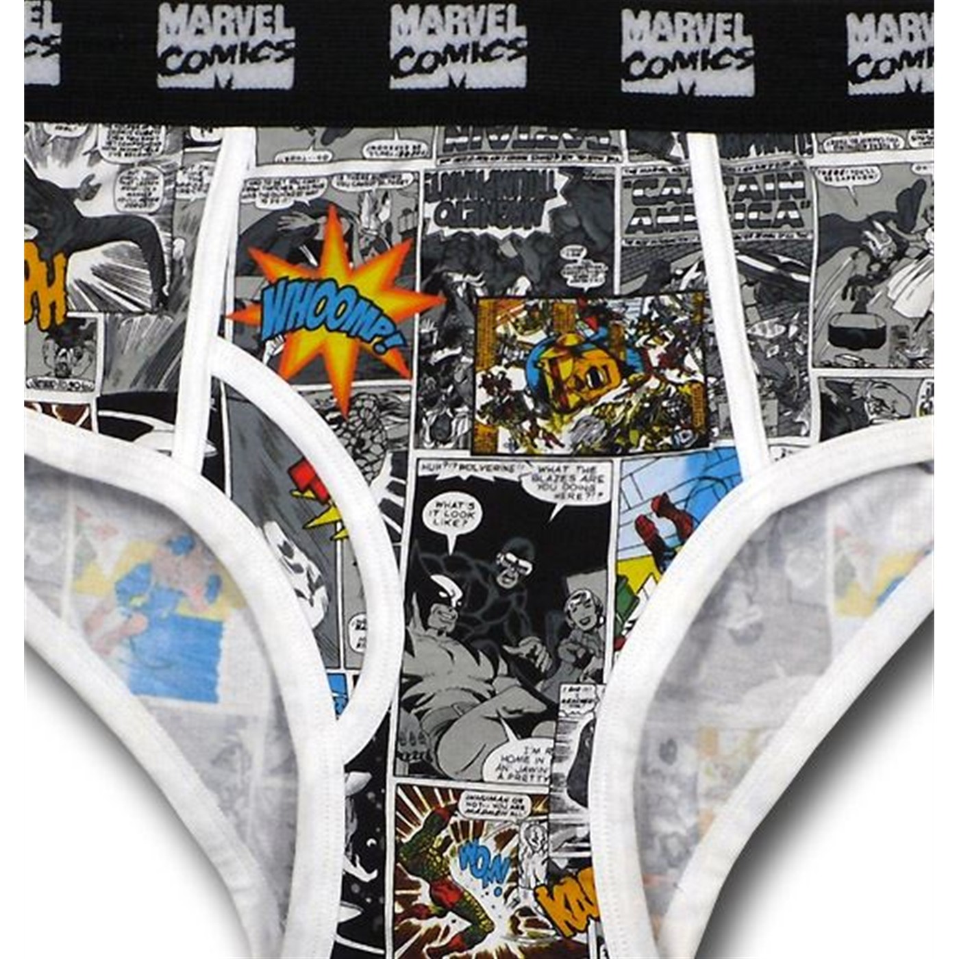 Marvel Classic Panels Collage Briefs