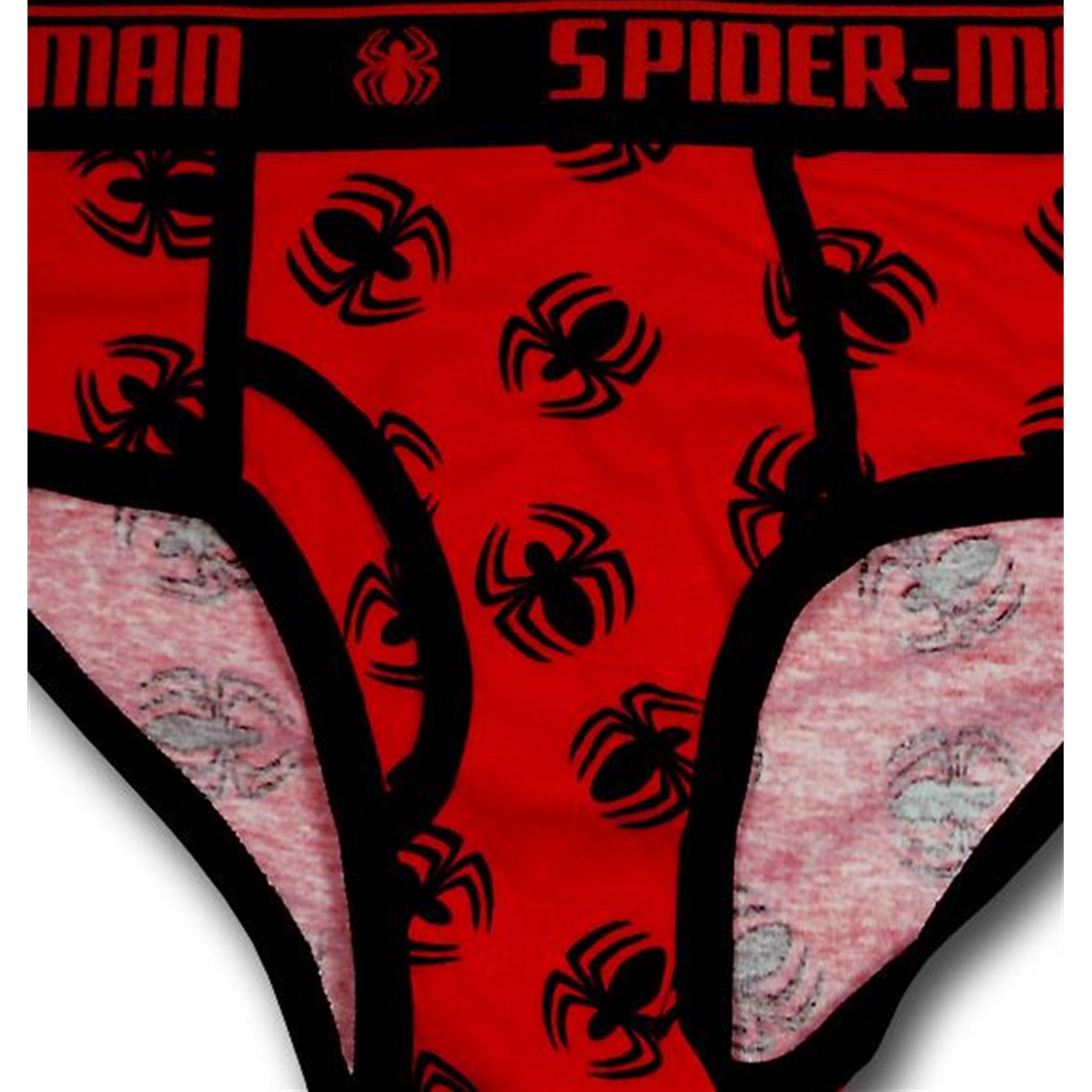 Spiderman Multi Symbols Red Briefs