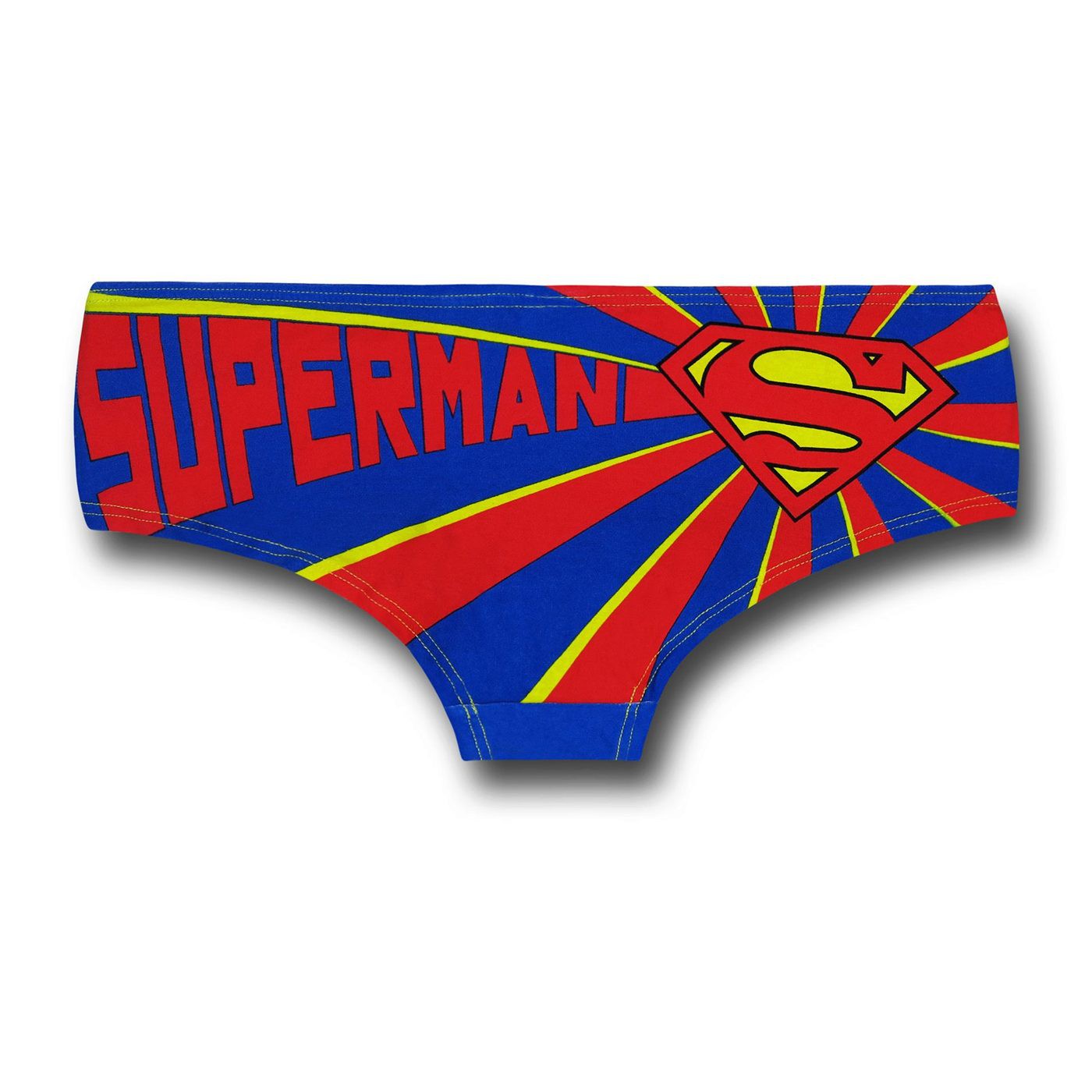 Superman Symbol Red and Blue Women's Hipster Briefs