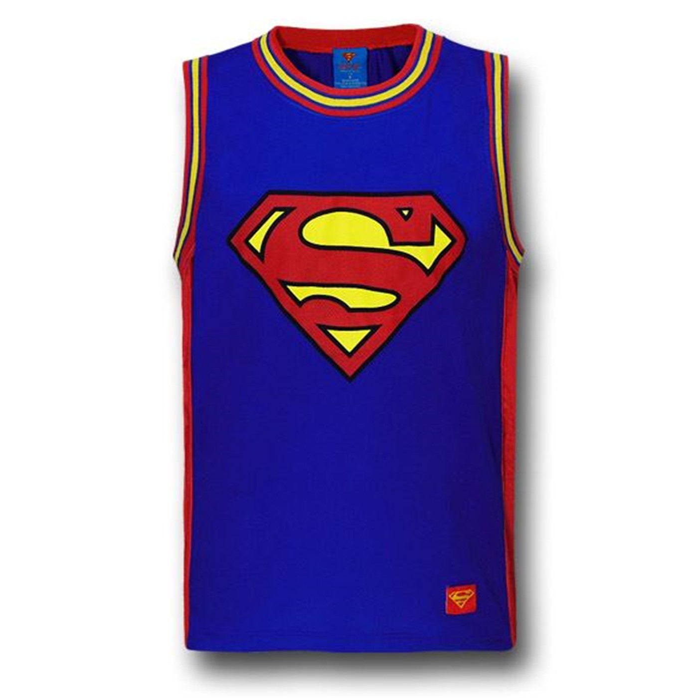  Superman Royal Athletic Mesh Jersey- Small : Clothing