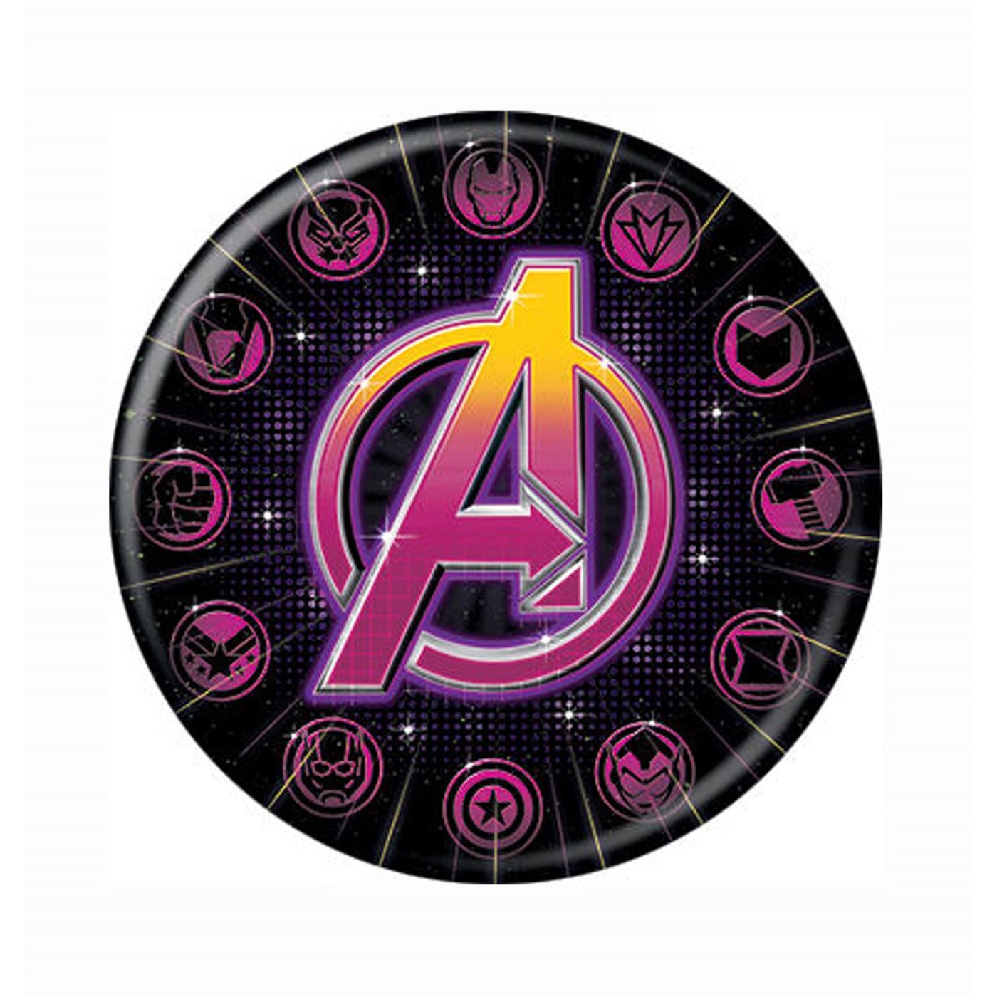 Avengers Characters Icons Button