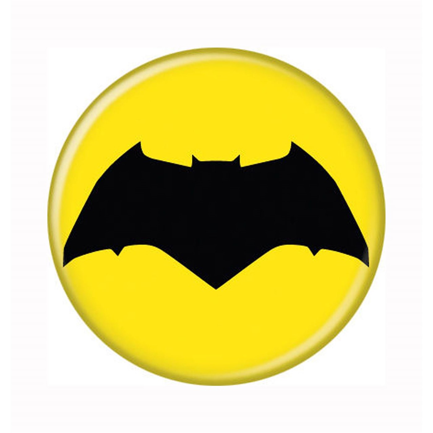 Batman Vs Superman Batman Symbol Yellow Button