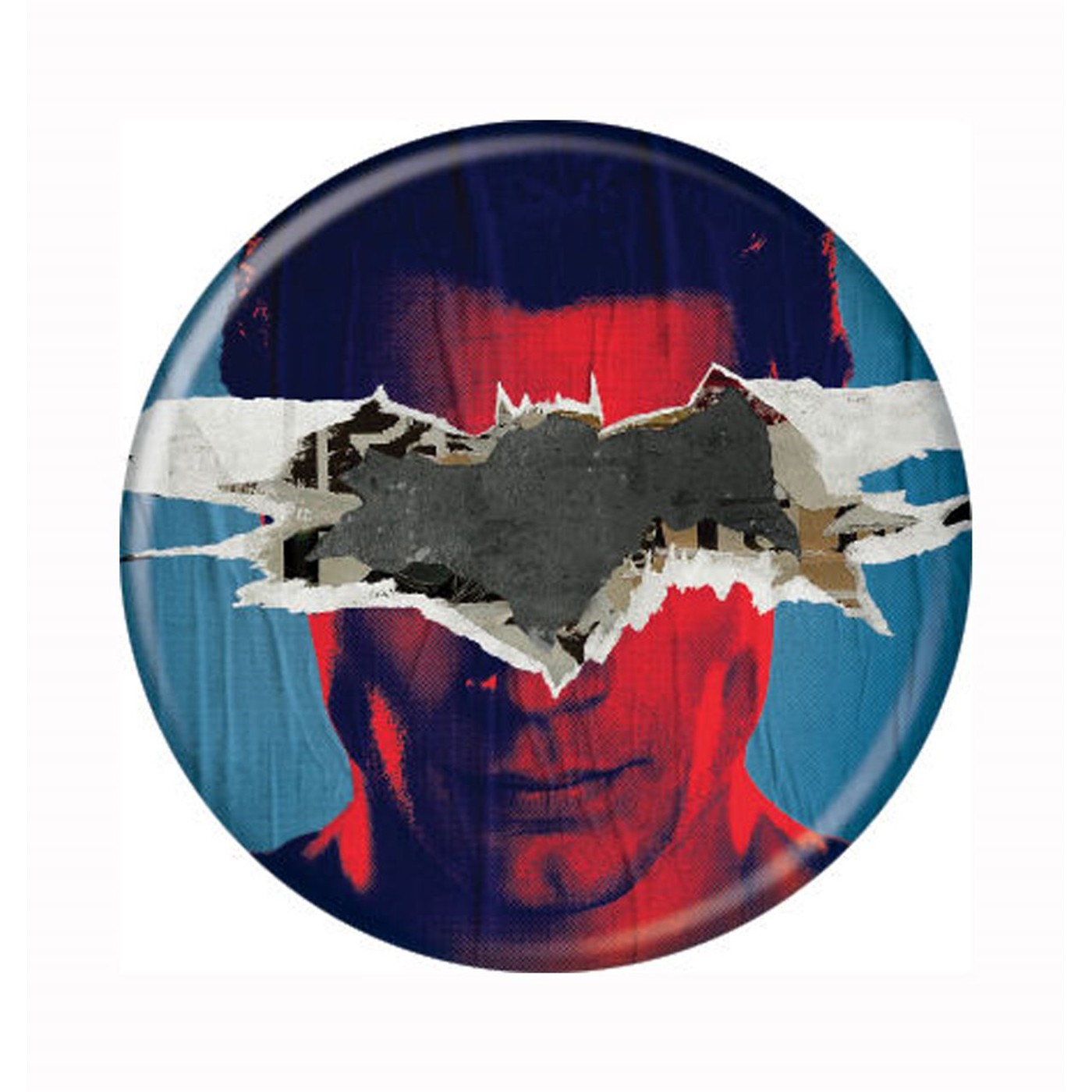 Batman Vs Superman Superman Propaganda Button