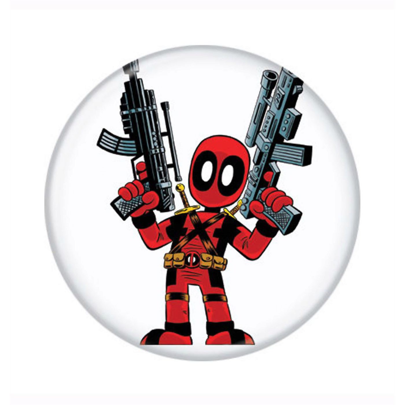 Deadpool 2 Guns Button