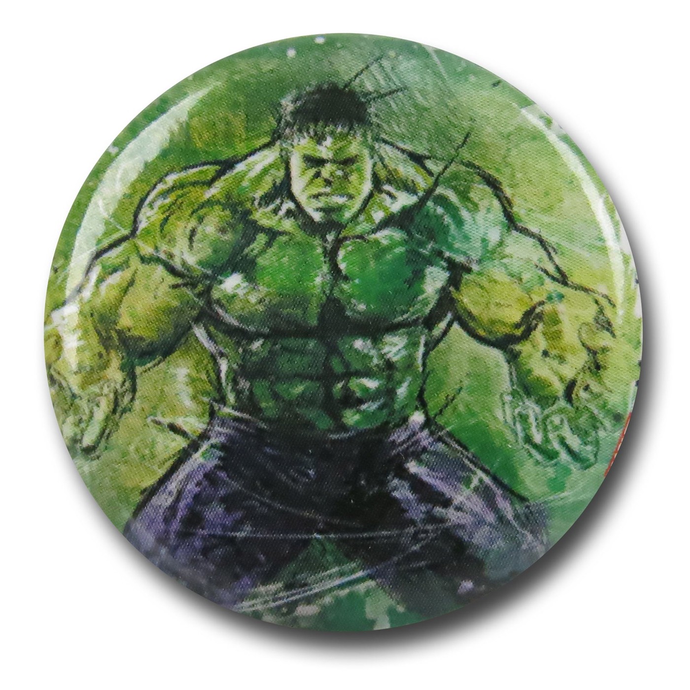Hulk Age of Ultron Distressed Button