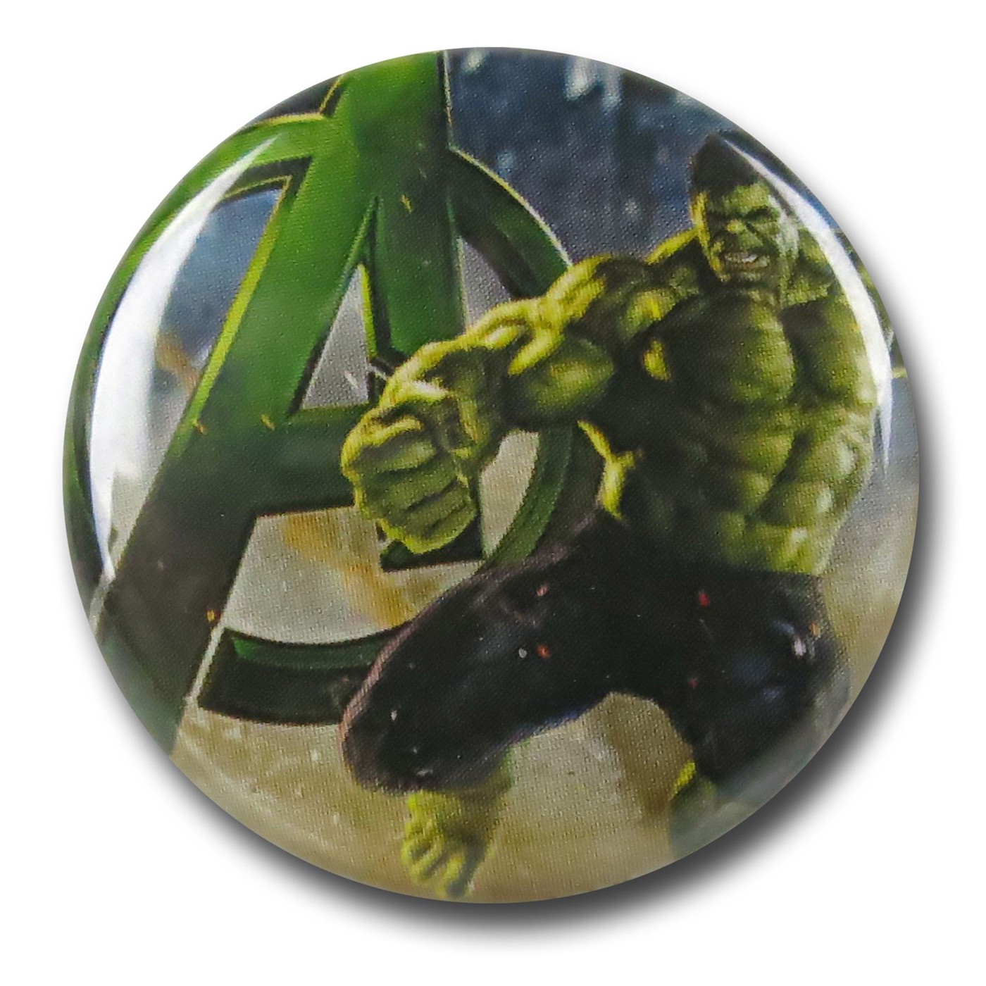 Hulk Age of Ultron Symbol Button