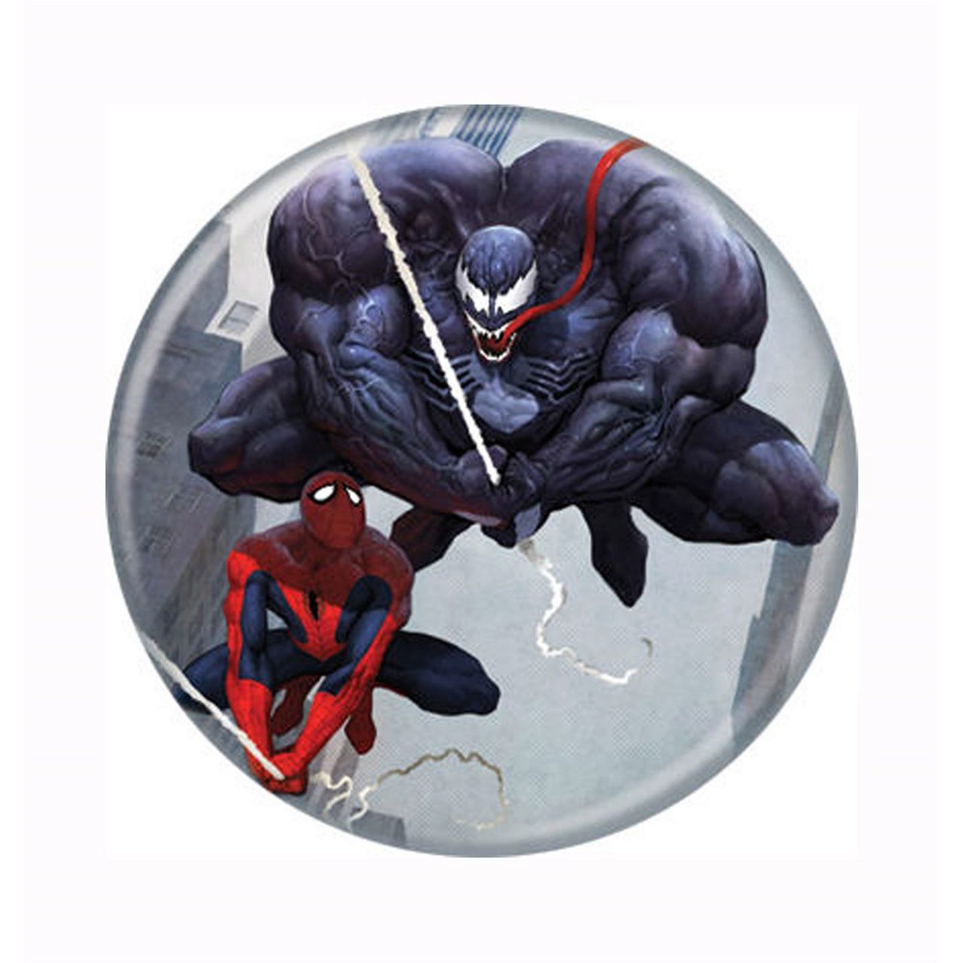 Spiderman and Venom Swing Button