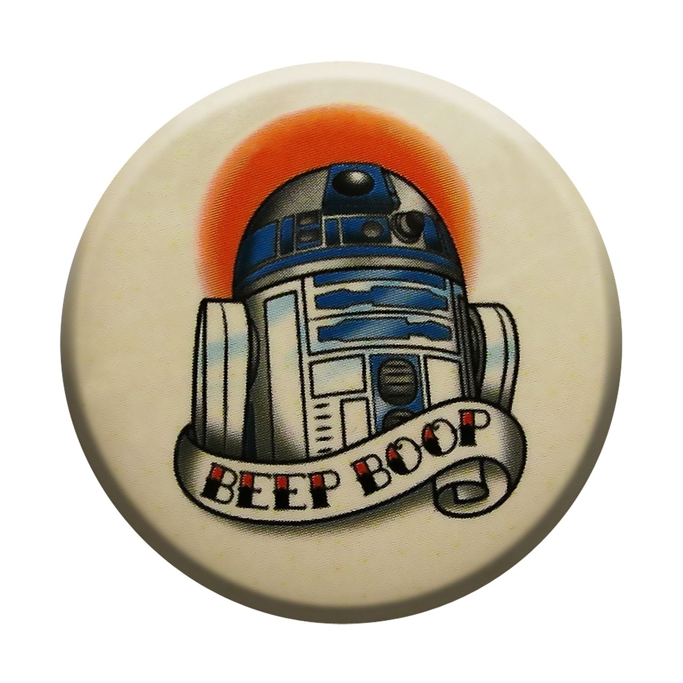 Star Wars R2D2 Tattoo Button