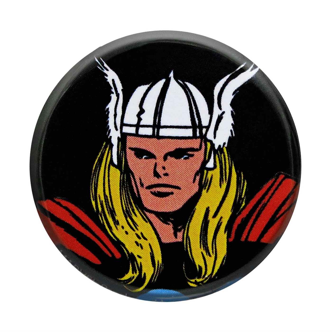 Thor Headshot Black Button