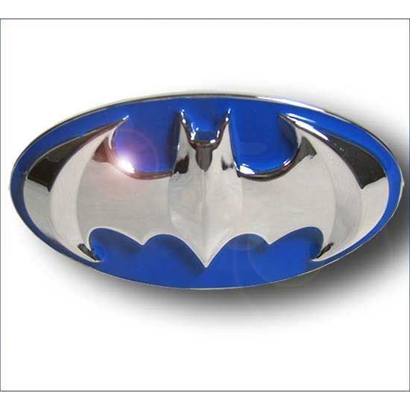 Batman Belt Buckle 3D Blue Symbol