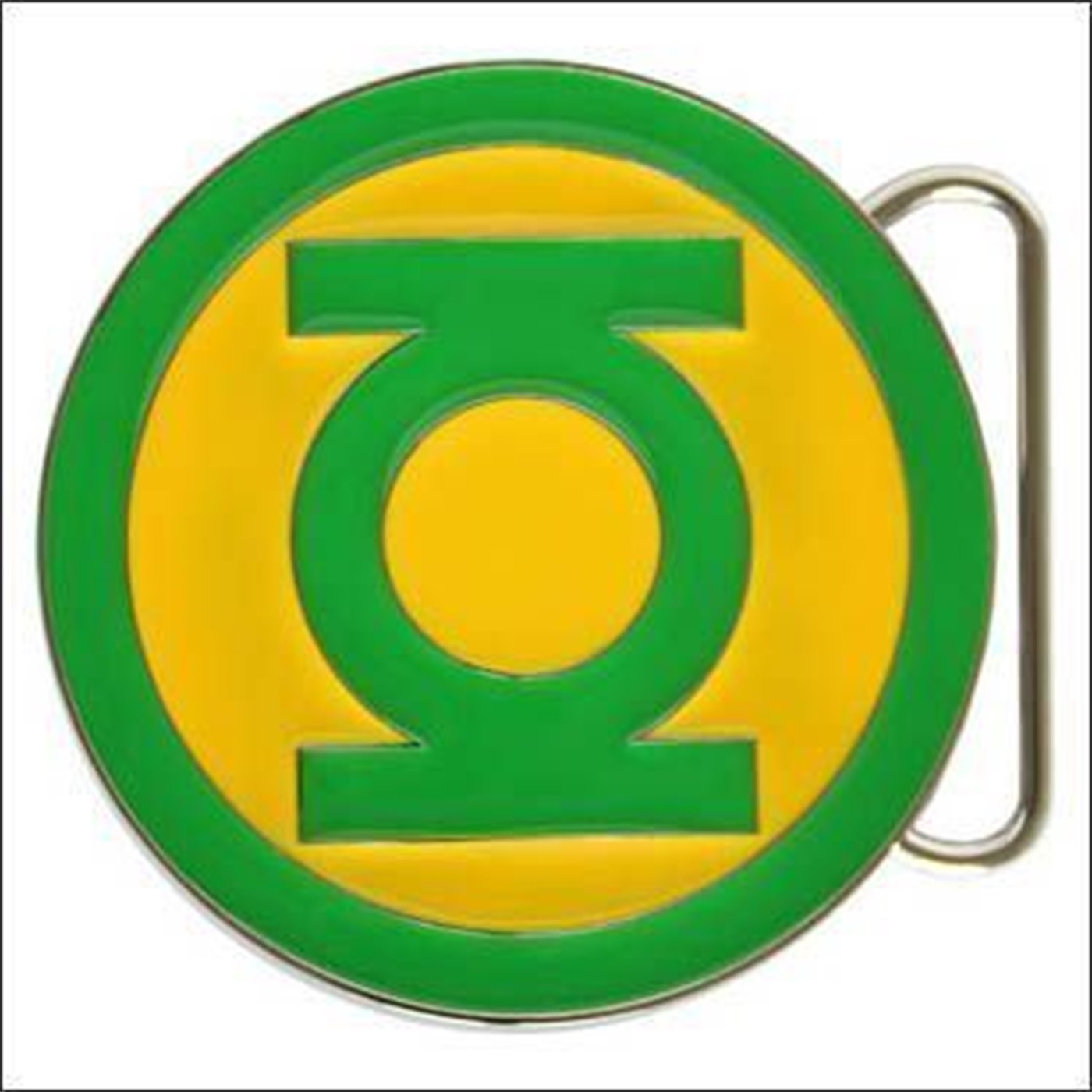 Green Lantern Yellow Green Belt Buckle