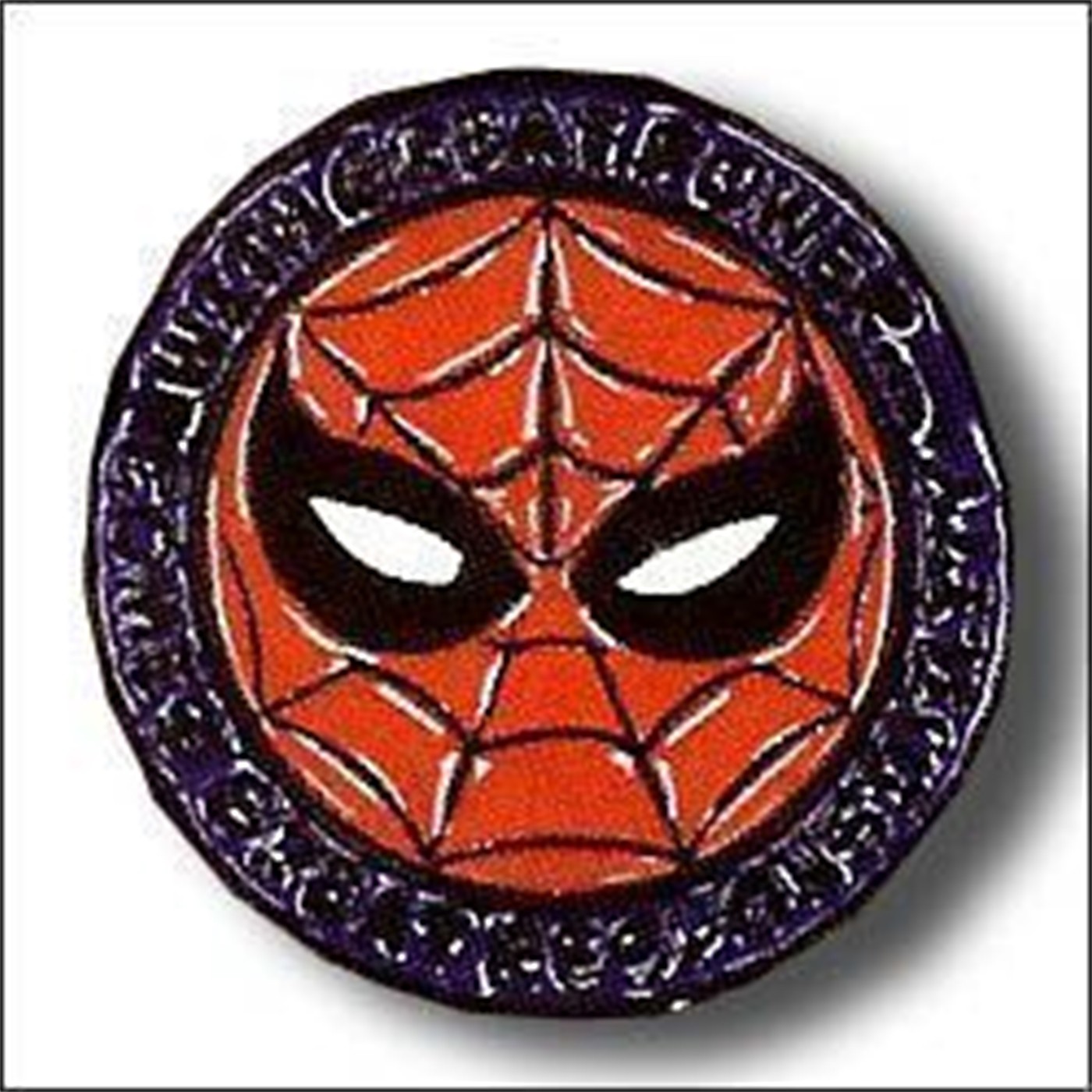 Spiderman Belt Buckle Round Symbol
