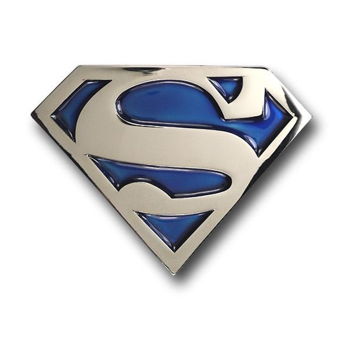 Superman Buckle Translucent Blue Symbol