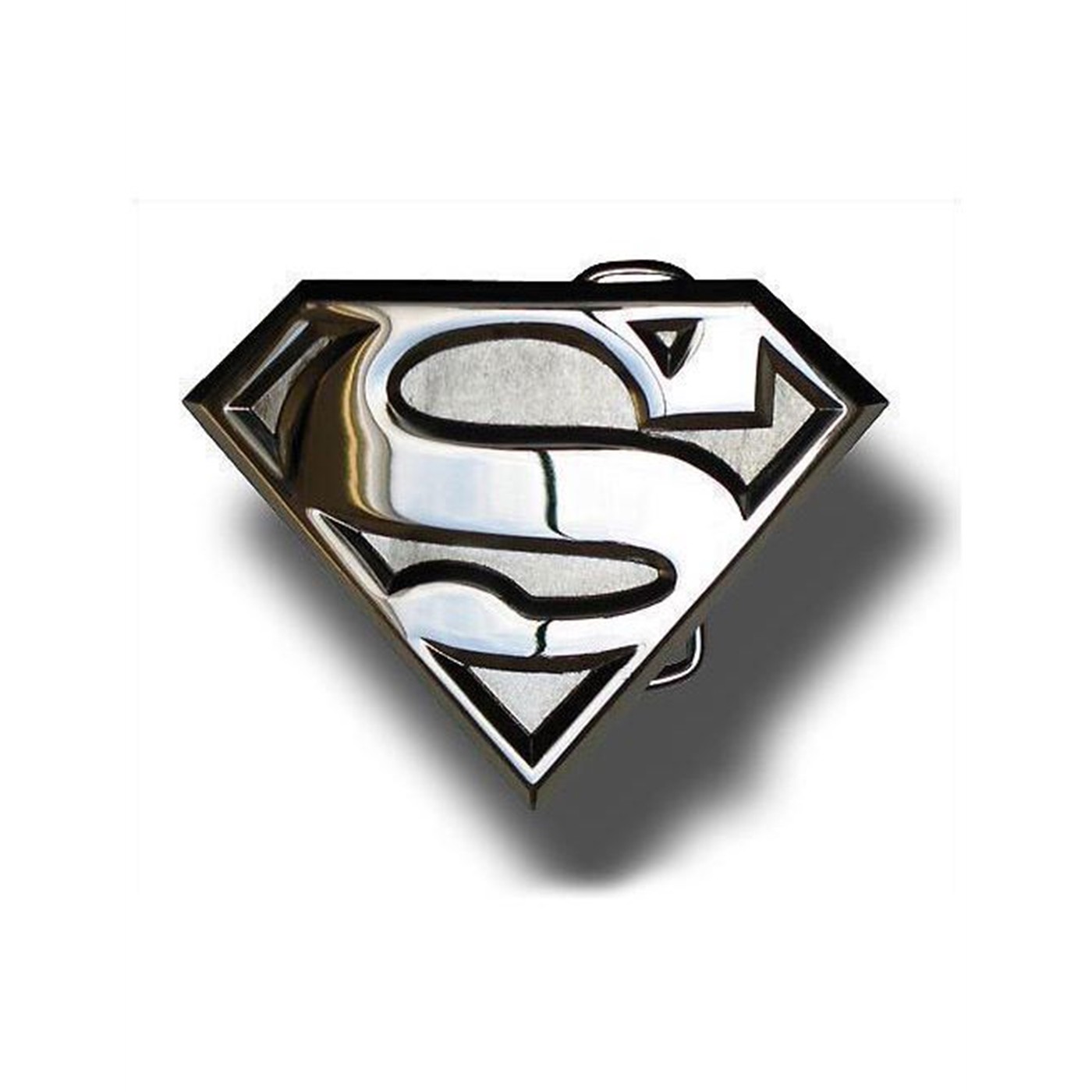 Superman Buckle Silver Symbol