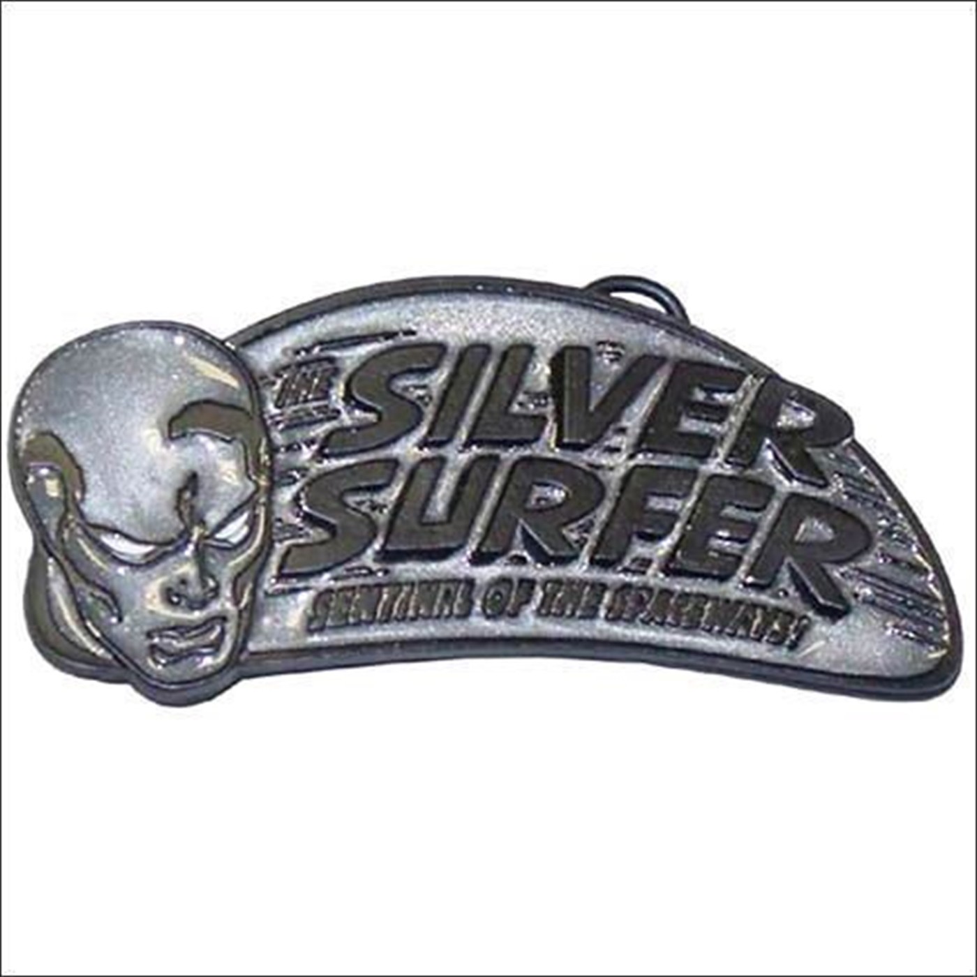 Silver Surfer Belt Buckle Logo