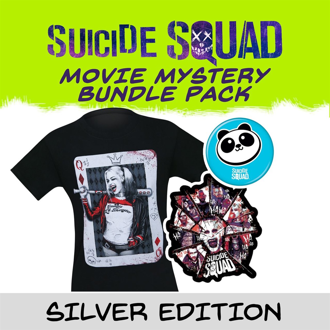Suicide Squad Movie Mystery Pack Silver Edition for Men