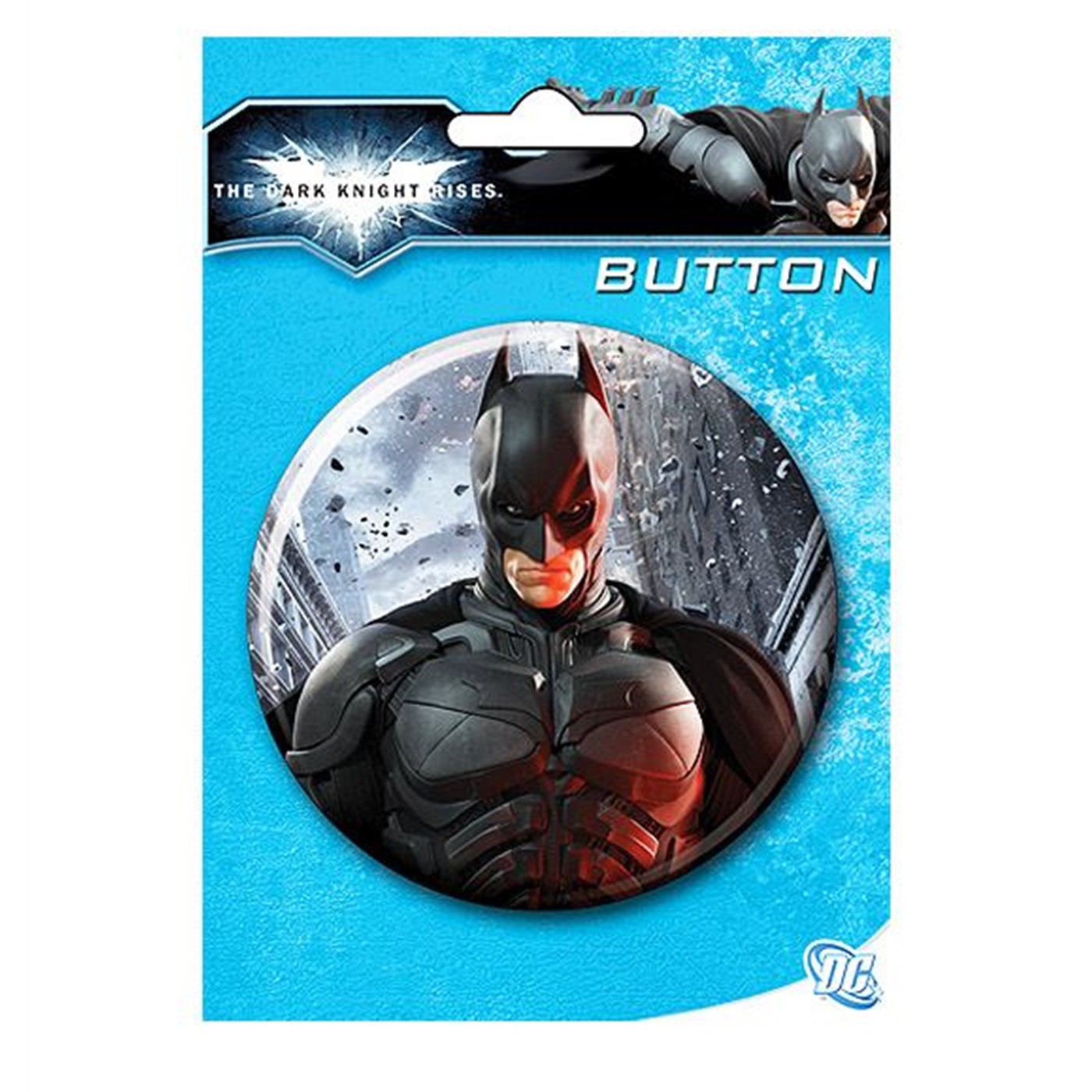Dark Knight Rises 3" Batman Bust Button