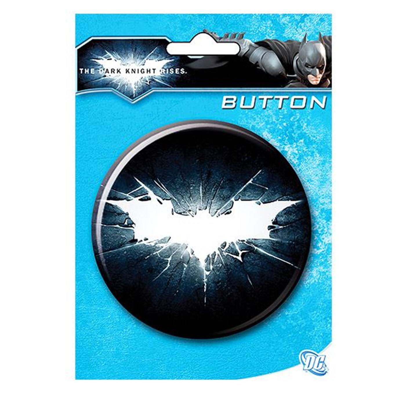 Dark Knight Rises 3 Lit Bat Symbol Button