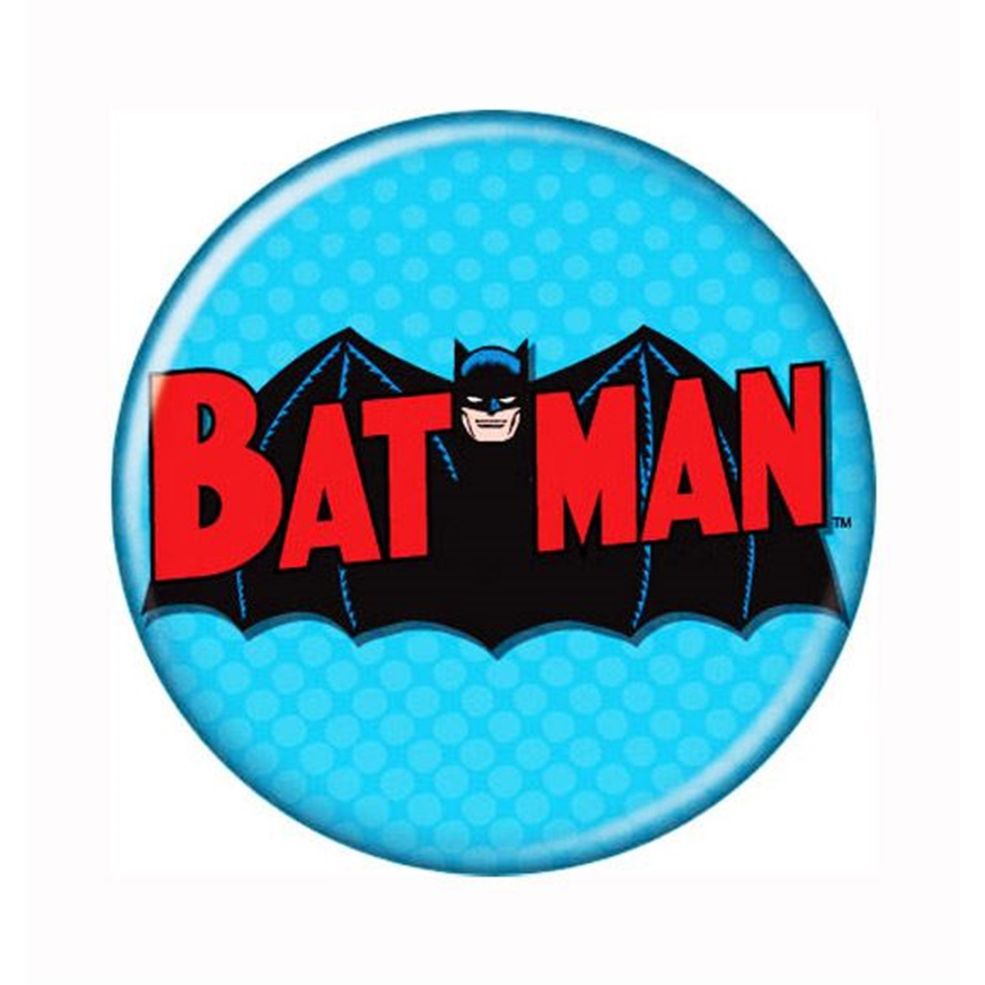 Batman Retro Logo Button