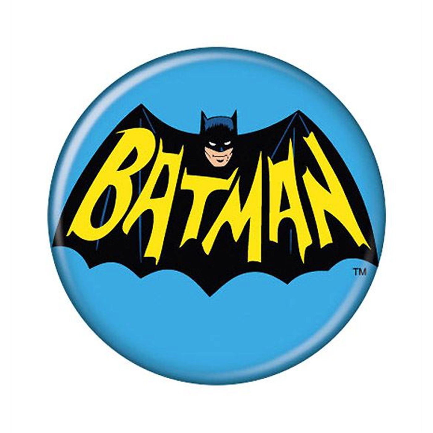 Adam West Batman Logo Button