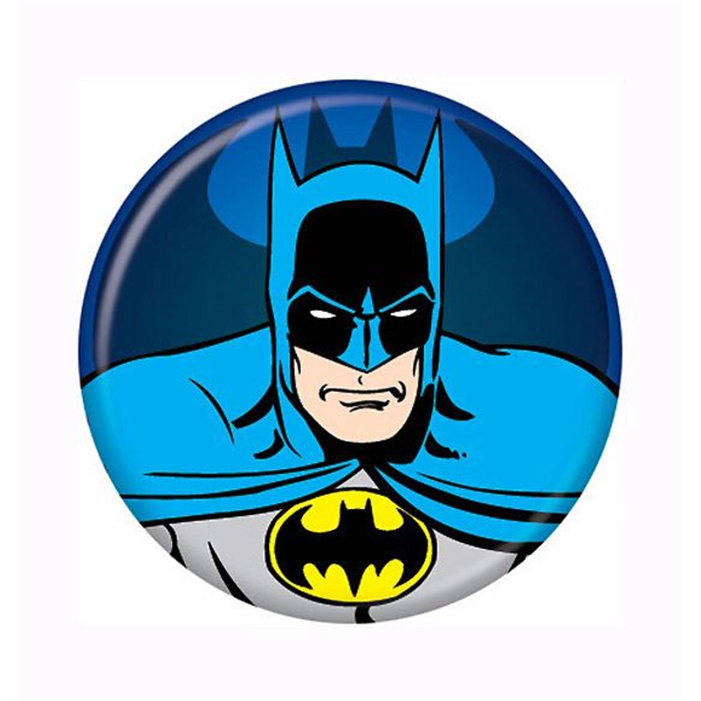 Batman Button Head Shot