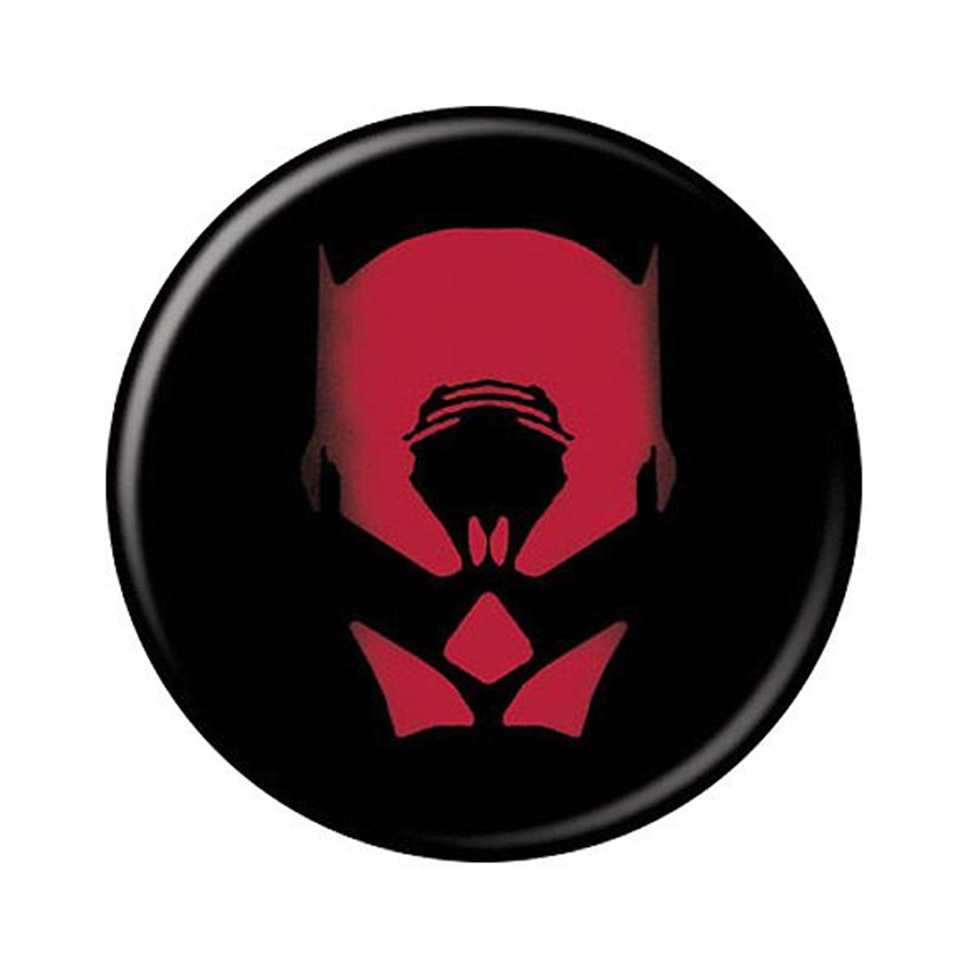 Batman Red Cowl Button