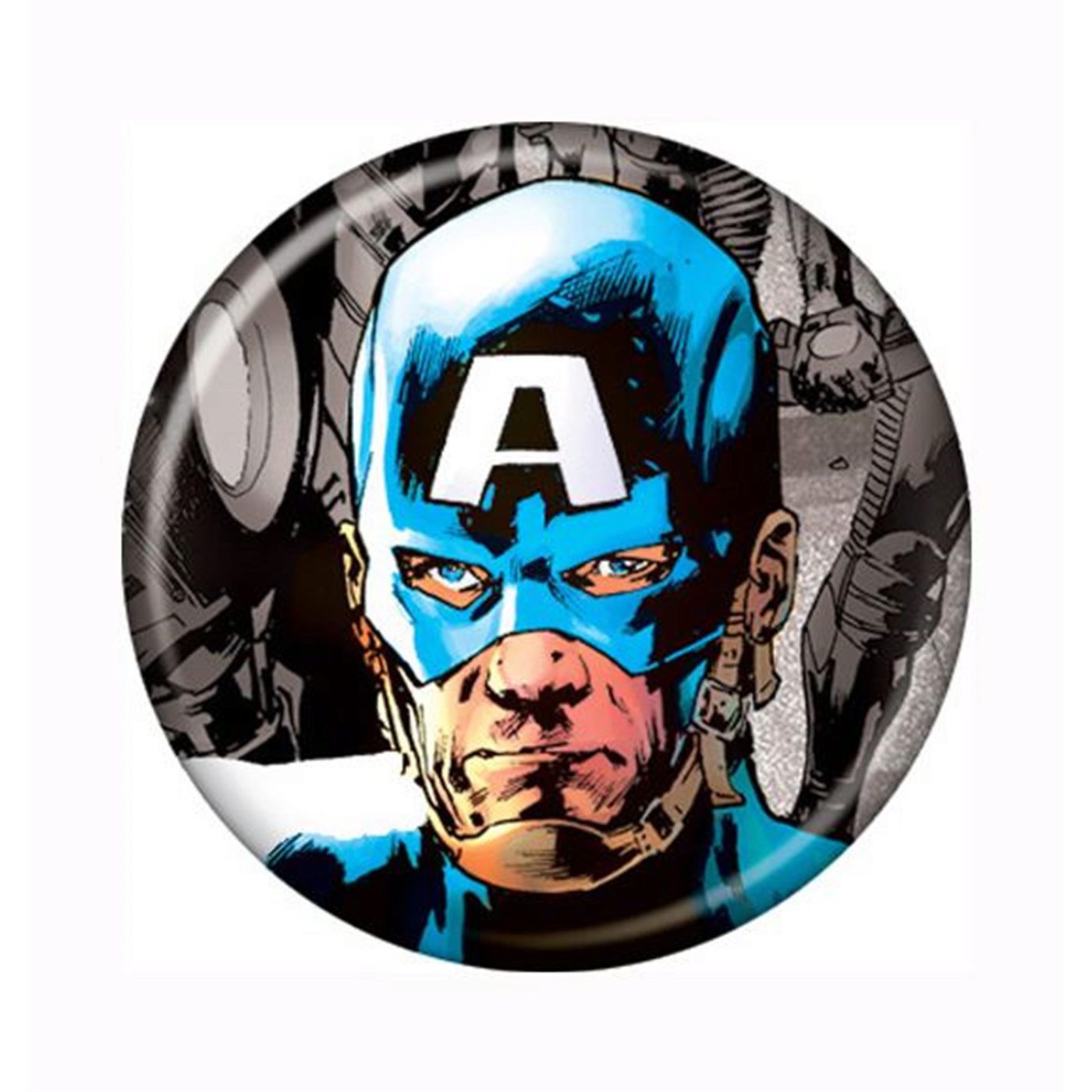 Ultimate Captain America Headshot Button