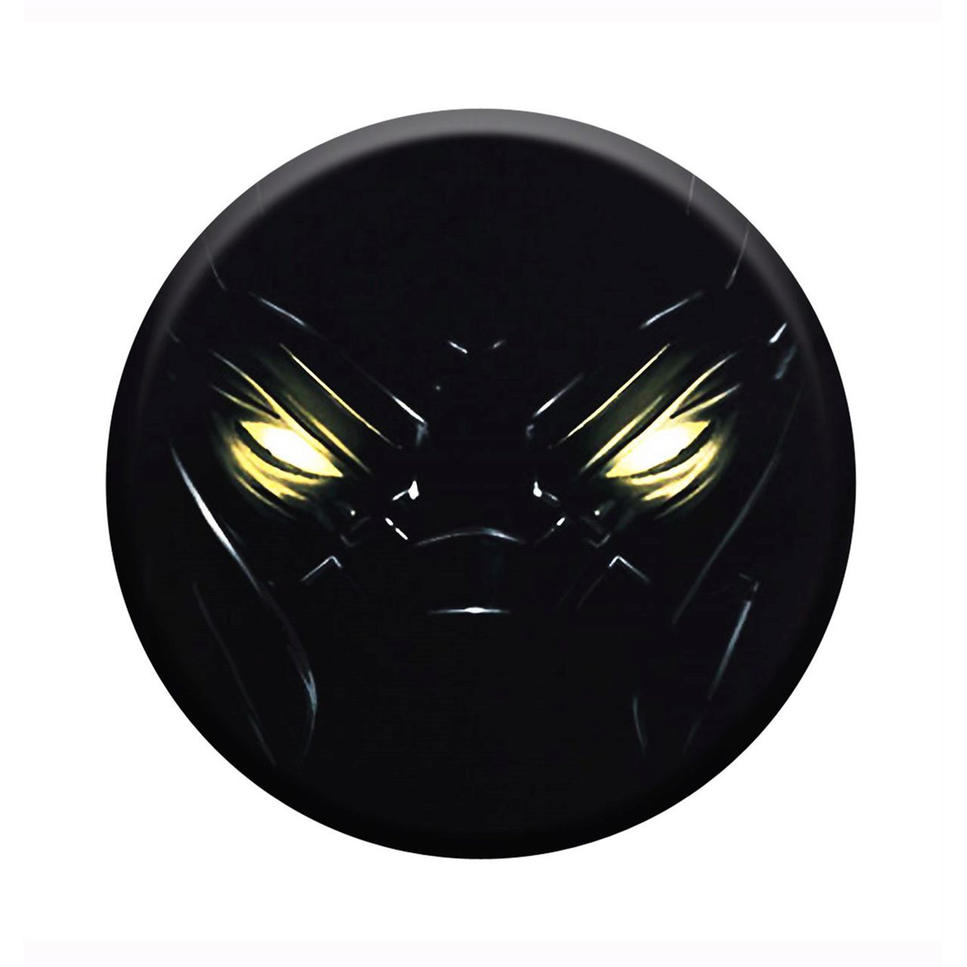 Black Panther Eyes Button