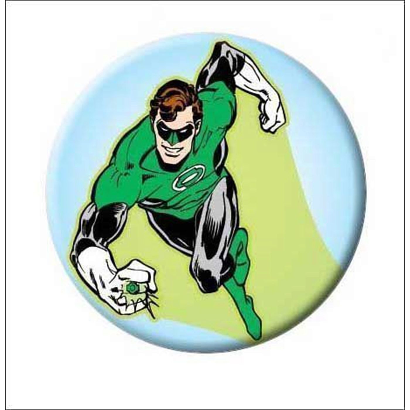 Green Lantern Button Flying