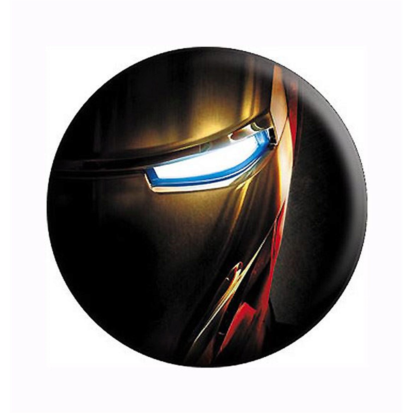 Iron Man Movie Poster Button