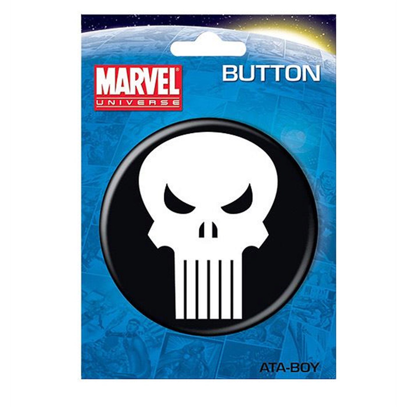 Punisher Skull 3" Button