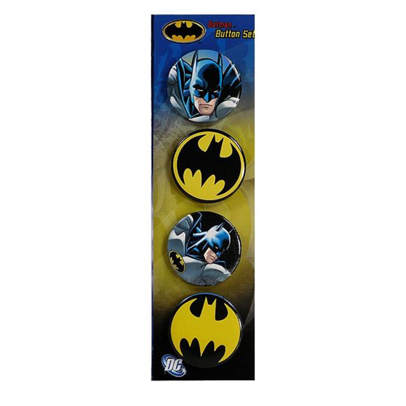 Batman Images And Symbols Button Set