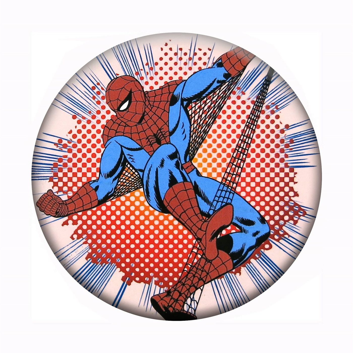 Spiderman Watch Out Buddy Button