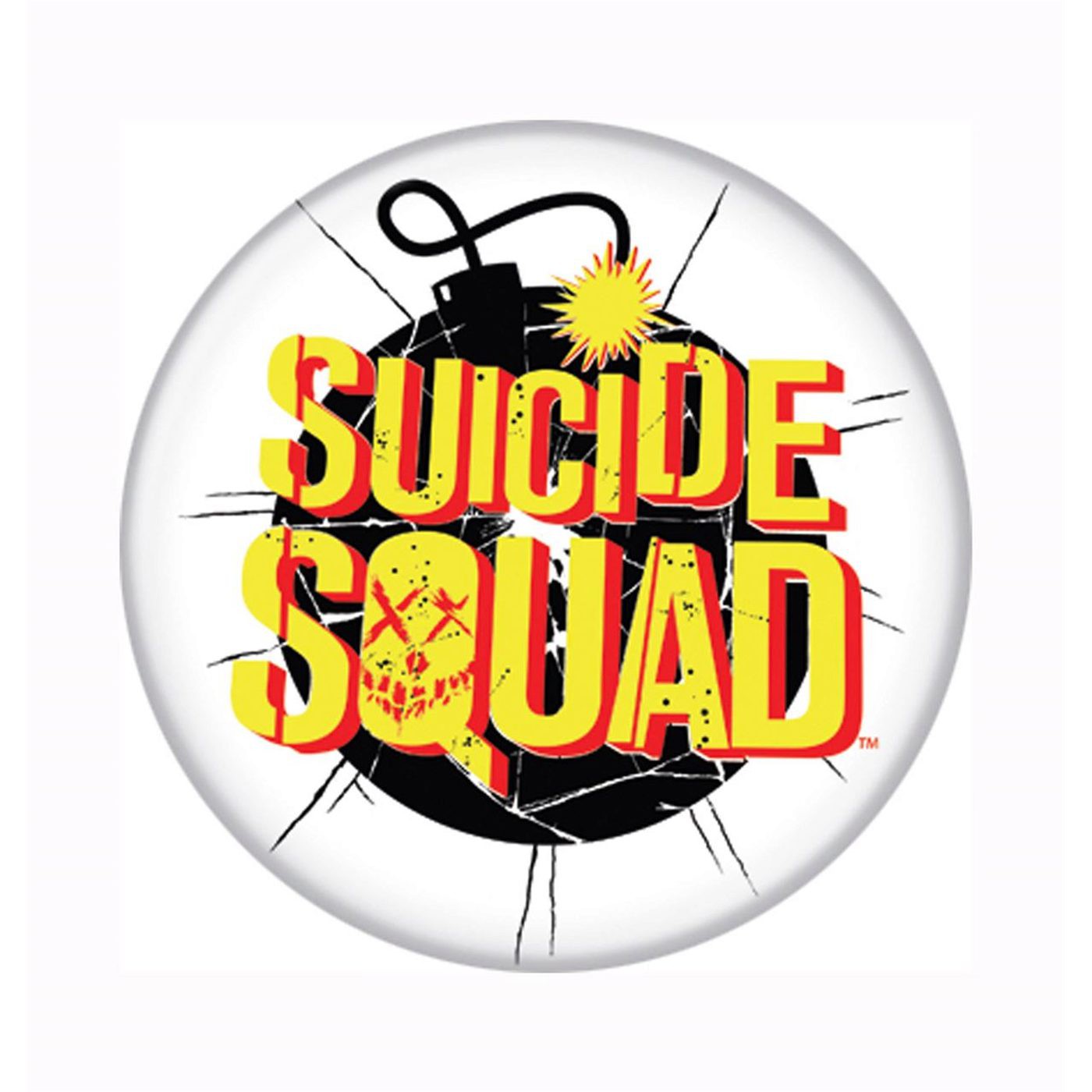 Suicide Squad Logo Button