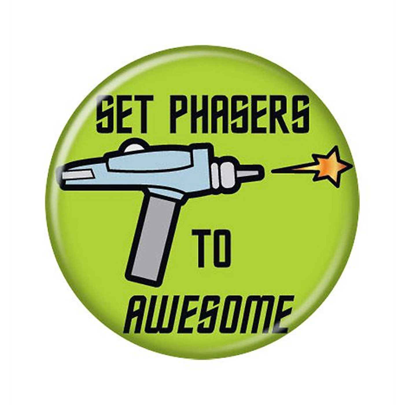 Star Trek Awesome Phaser Button