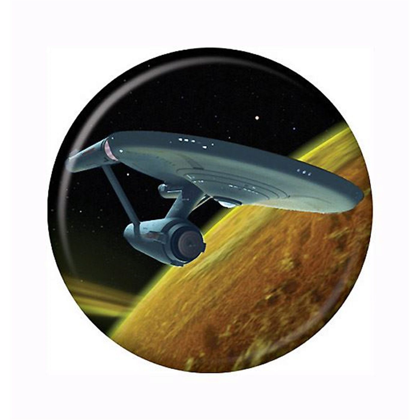 Star Trek Enterprise Planet Pass Button