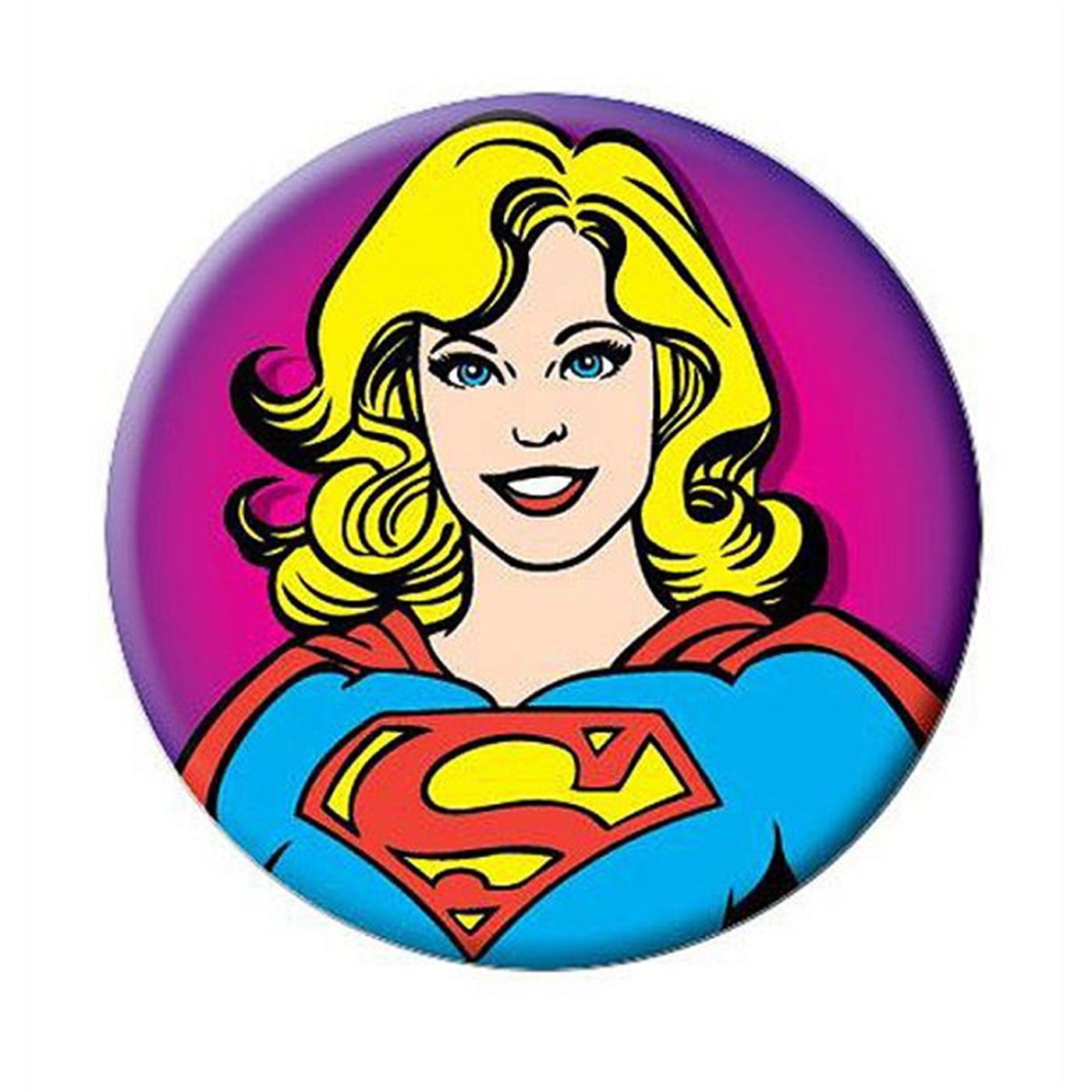 Supergirl Hotty Face Button