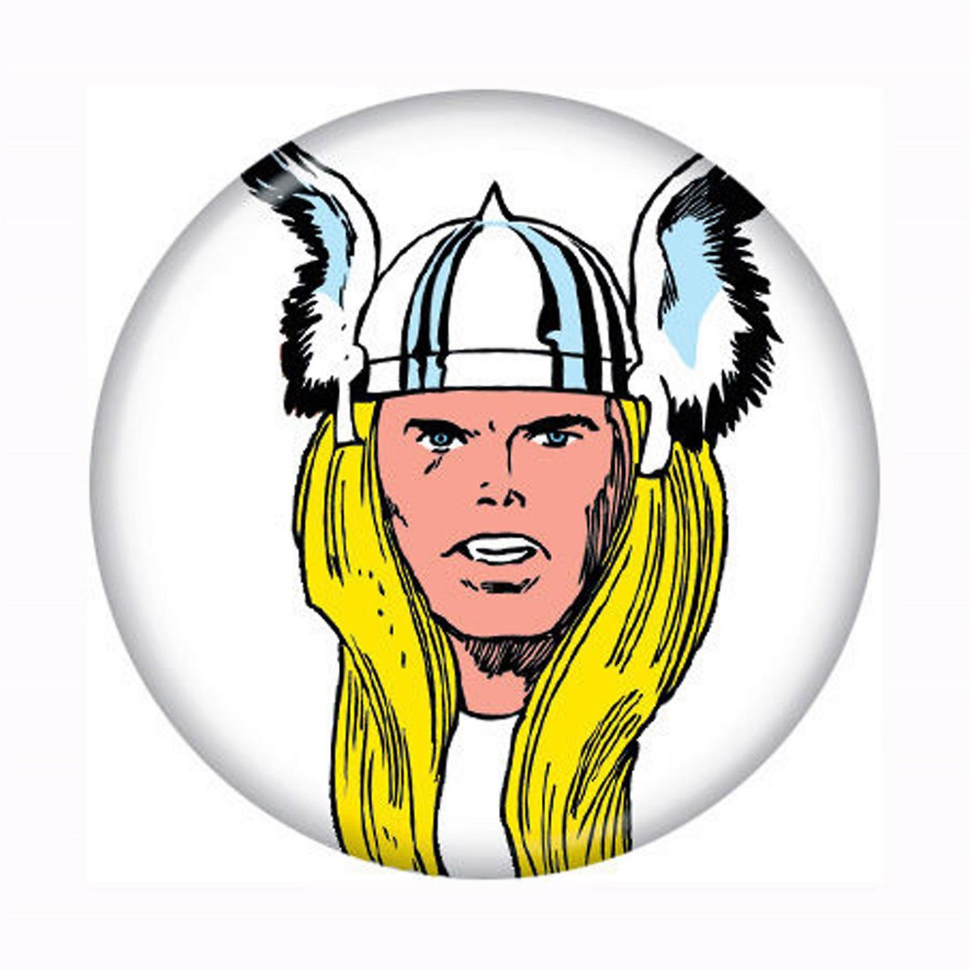 Thor Helmed Head Button