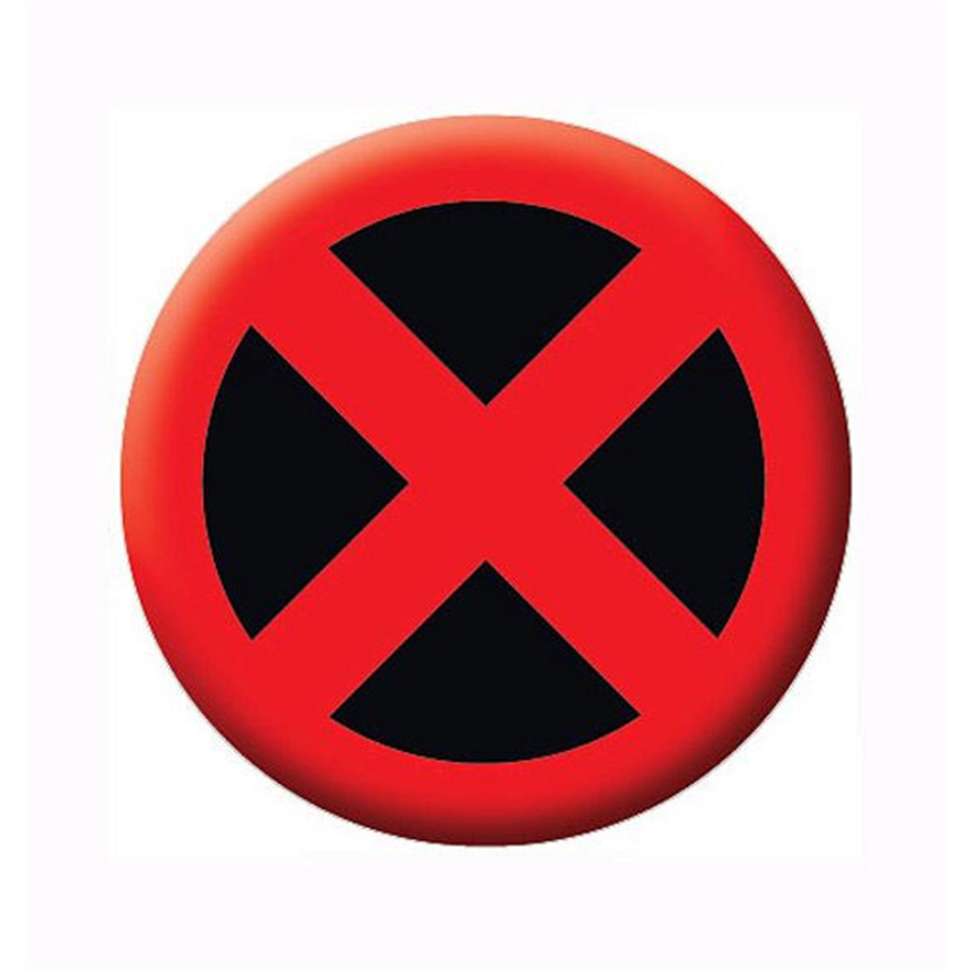 X-Men Red Symbol Button